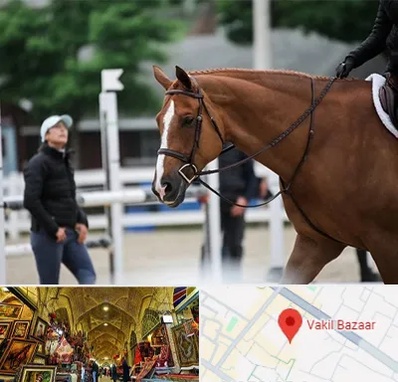 مربی سوارکاری در بازار وکیل شیراز