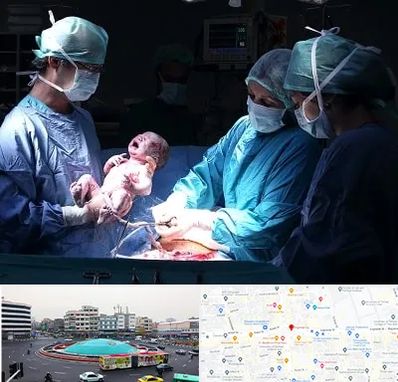 جراح سزارین در میدان انقلاب