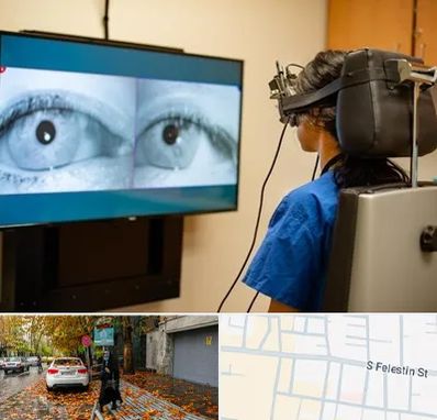 تست سرگیجه و تعادل در خیابان فلسطین