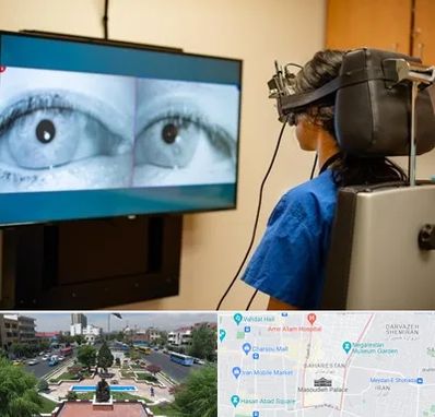 تست سرگیجه و تعادل در بهارستان 