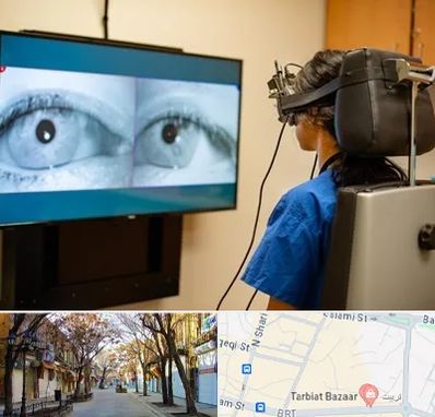 تست سرگیجه و تعادل در تربیت تبریز