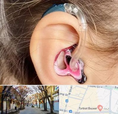 ساخت قالب سمعک در تربیت تبریز