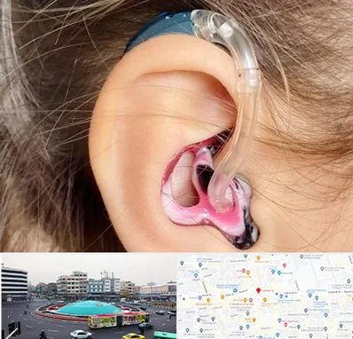 ساخت قالب سمعک در میدان انقلاب 