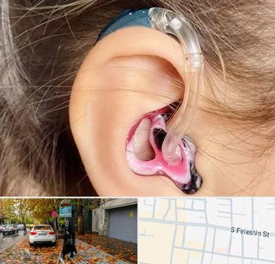 ساخت قالب سمعک در خیابان فلسطین