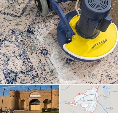 قالی شویی فرش دستباف در ایرانشهر