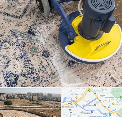 قالی شویی فرش دستباف در کوی وحدت شیراز