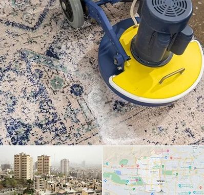 قالی شویی فرش دستباف در منطقه 5 تهران 