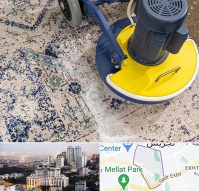 قالی شویی فرش دستباف در الهیه 