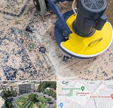 قالی شویی فرش دستباف در جهانشهر کرج 