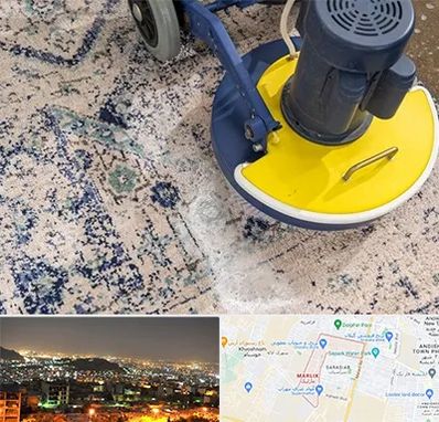 قالی شویی فرش دستباف در مارلیک کرج 