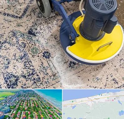 قالی شویی فرش دستباف در فریدونکنار