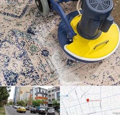 قالی شویی فرش دستباف در هفده شهریور تبریز