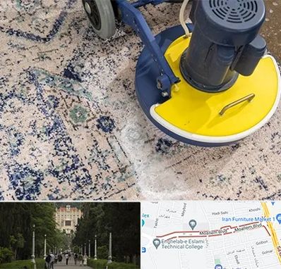 قالی شویی فرش دستباف در بلوار معلم رشت 