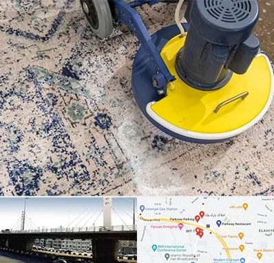 قالی شویی فرش دستباف در پارک وی 