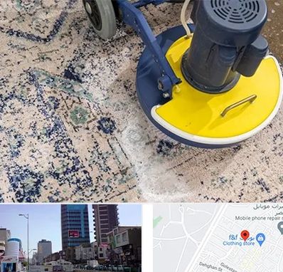 قالی شویی فرش دستباف در چهارراه طالقانی کرج 