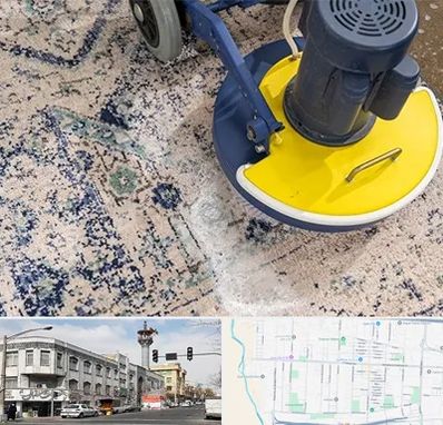 قالی شویی فرش دستباف در 17شهریور