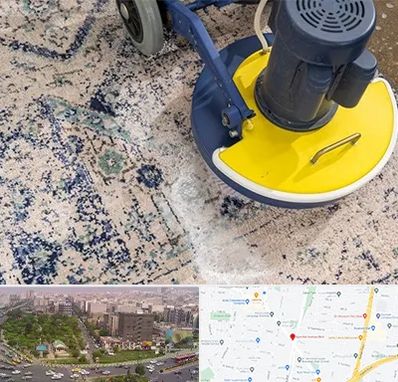 قالی شویی فرش دستباف در آیت الله کاشانی 