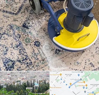 قالی شویی فرش دستباف در محلاتی شیراز