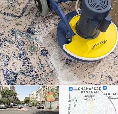 قالی شویی فرش دستباف در چهارصد دستگاه 