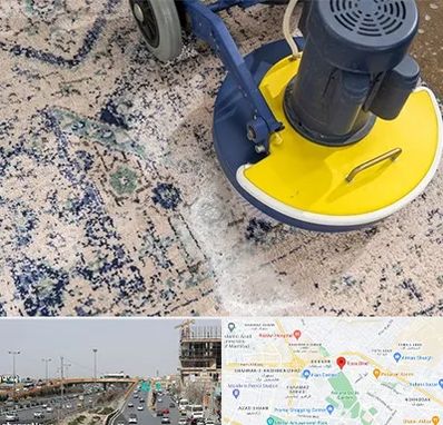 قالی شویی فرش دستباف در بلوار توس مشهد 