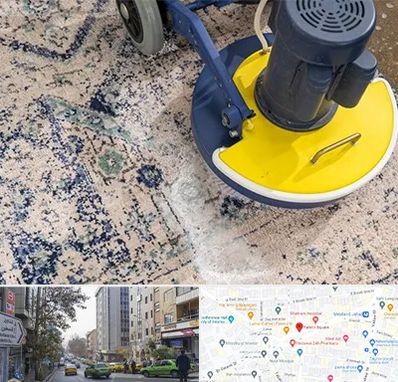 قالی شویی فرش دستباف در فاطمی 