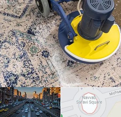 قالی شویی فرش دستباف در نواب 