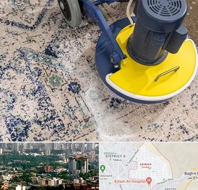 قالی شویی فرش دستباف در عظیمیه کرج 