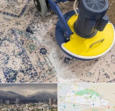 قالی شویی فرش دستباف در منطقه 4 تهران 