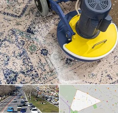 قالی شویی فرش دستباف در احمدآباد مشهد 