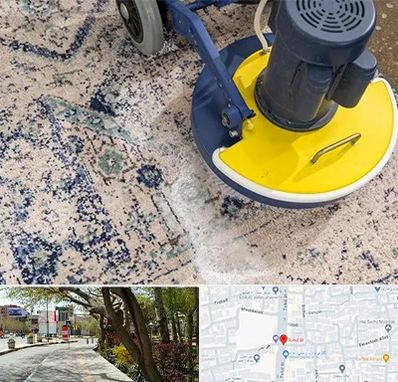 قالی شویی فرش دستباف در خیابان توحید اصفهان 