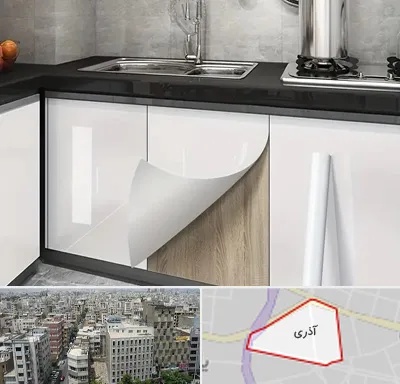 نصب برچسب کابینت در آذری