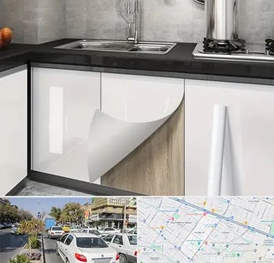 نصب برچسب کابینت در مفتح مشهد 