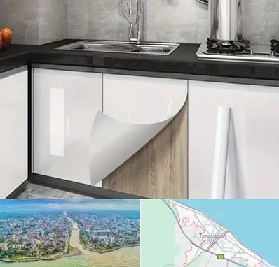 نصب برچسب کابینت در تنکابن