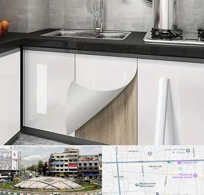 نصب برچسب کابینت در مرکز تهران