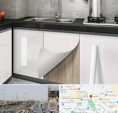 نصب برچسب کابینت در بلوار توس مشهد 