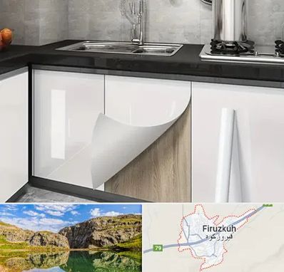 نصب برچسب کابینت در فیروزکوه