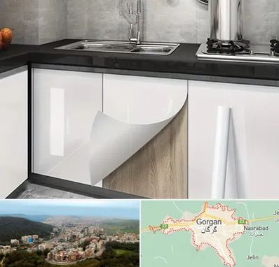 نصب برچسب کابینت در گرگان