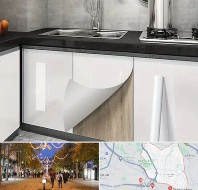 نصب برچسب کابینت در ولیعصر ارومیه