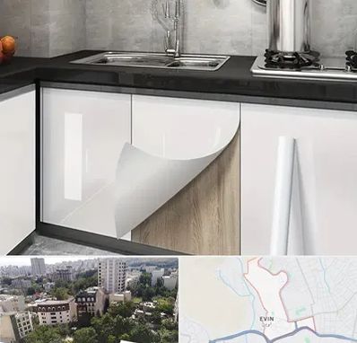 نصب برچسب کابینت در اوین