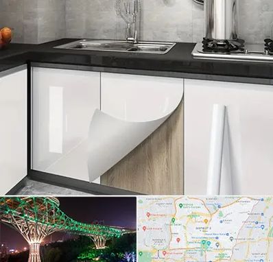 نصب برچسب کابینت در منطقه 3 تهران 