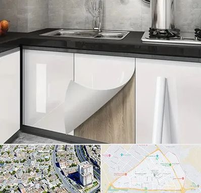 نصب برچسب کابینت در قاسم آباد مشهد 