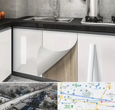 نصب برچسب کابینت در فرجام 