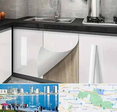 نصب برچسب کابینت در چیتگر 