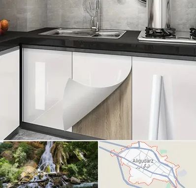 نصب برچسب کابینت در الیگودرز