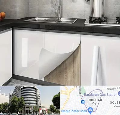 نصب برچسب کابینت در قلهک 