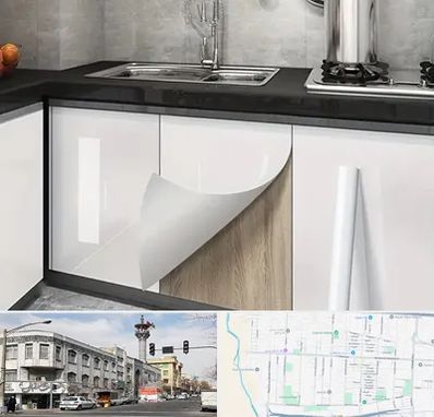 نصب برچسب کابینت در 17شهریور