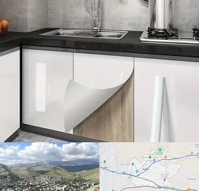 نصب برچسب کابینت در رودهن