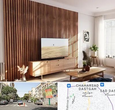 تی وی وال در چهارصد دستگاه 