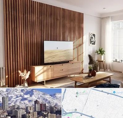 تی وی وال در ازگل