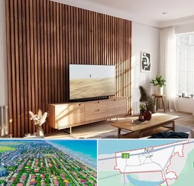 تی وی وال در نور